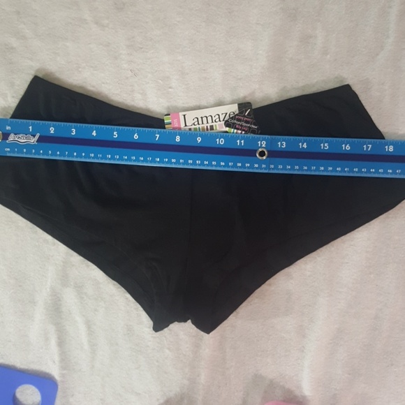 Lamaze Intimates & Sleepwear Lamaze Black Maternity Boy Leg Panties